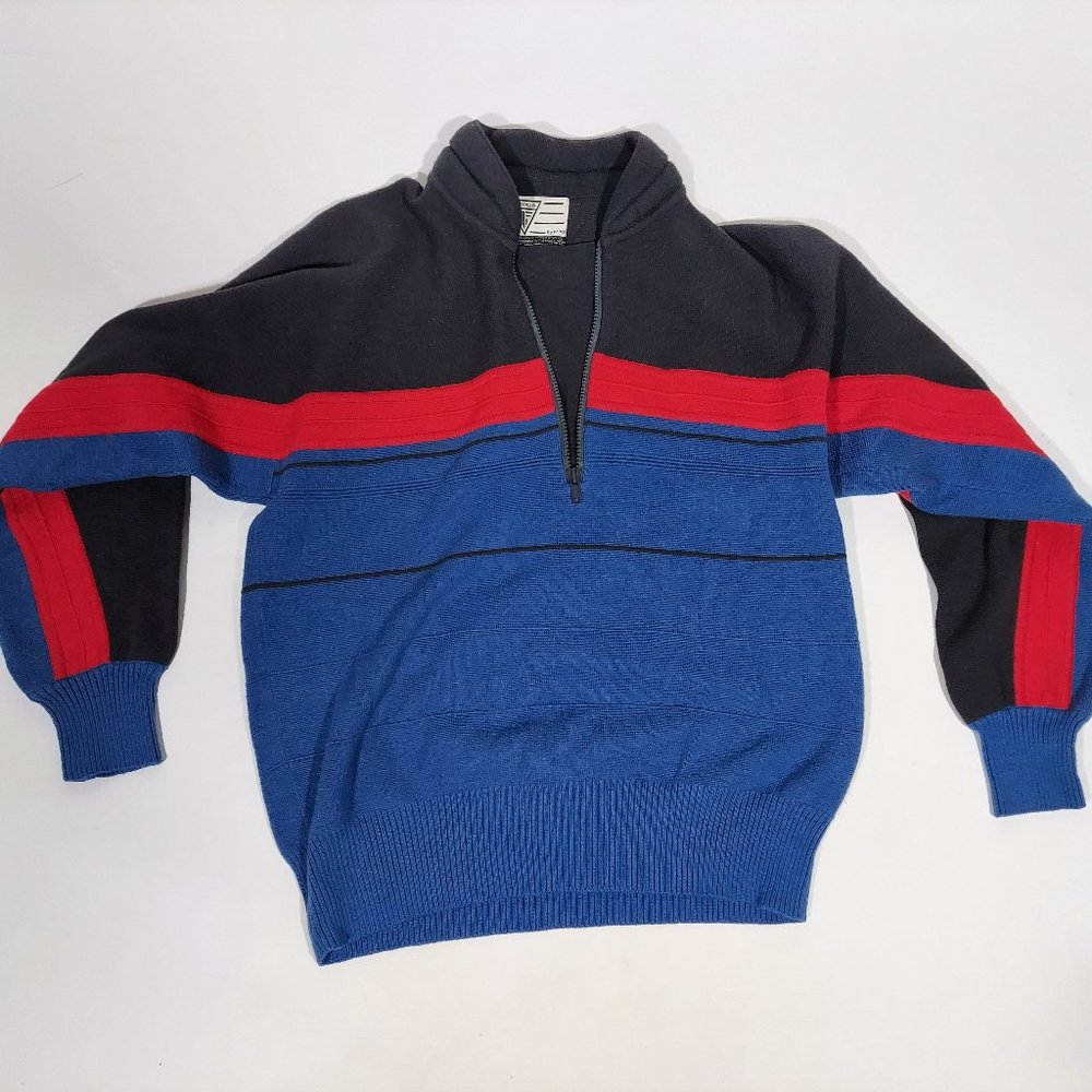 Tyrolia By HEAD Ski Sweater Wool Blend Vintage Crewneck M